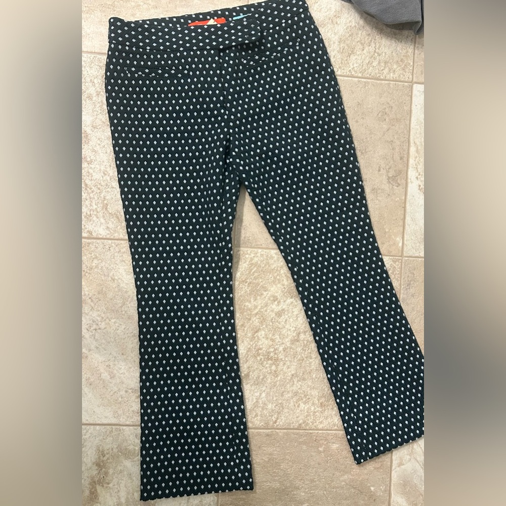 Anthropologie Women's Cartonnier Charlie Crop Flare Pants Size 4